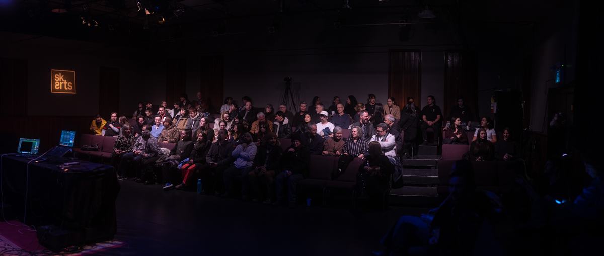 The audience at The Refinery