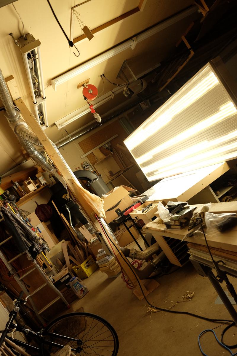 Building the light in the workshop